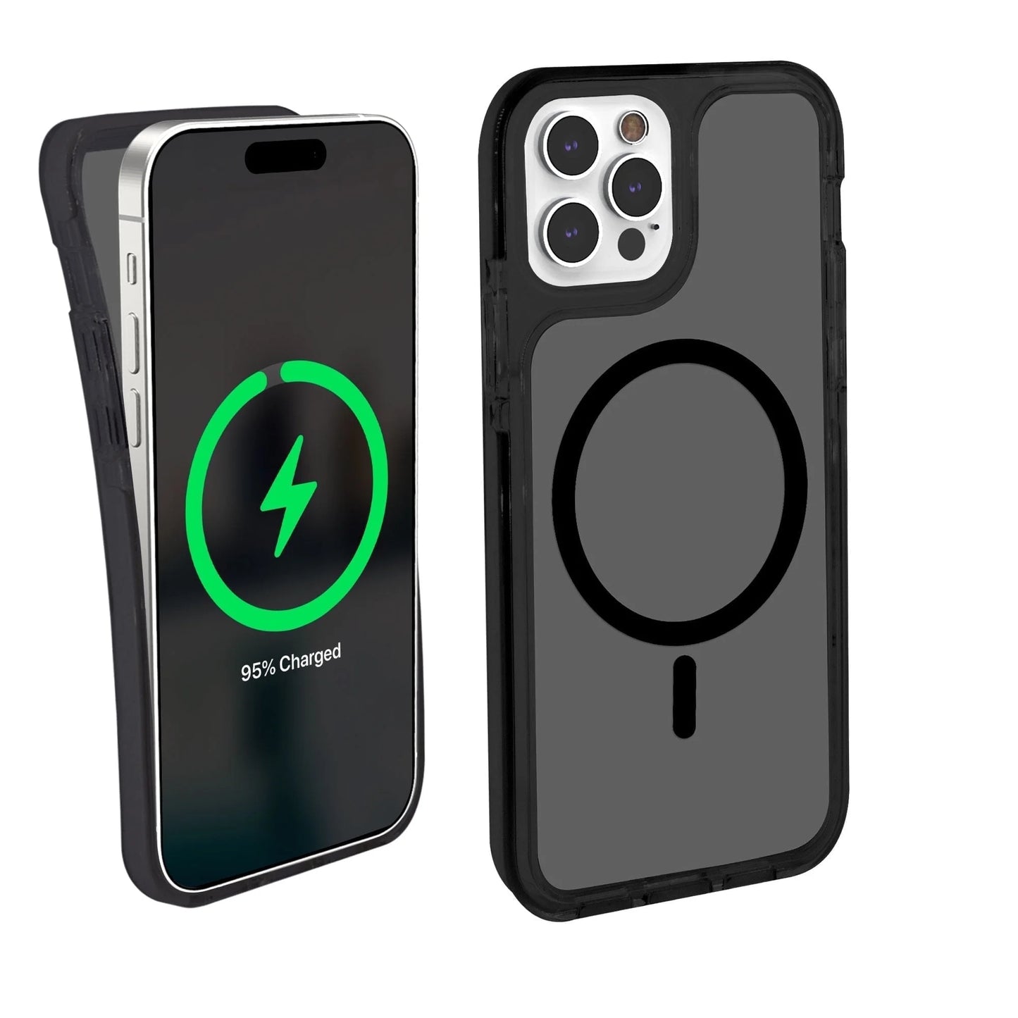 Velo Silicone Case for Iphone 15 Pro, Magsafe Compatible, 10Ft Drop Protection, Raised Camera Guard, Superior Grip