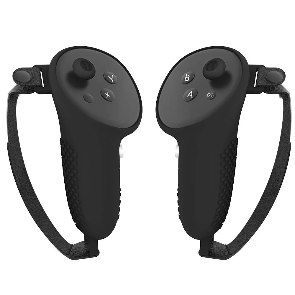 VR Controller Silicone Protective Cover Handle Grip Shell Full Protective for Meta Quest 3 VR Accessories