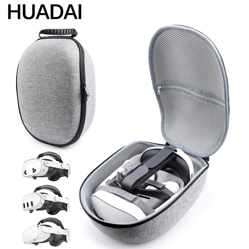 HUADAI Design Carrying Case Compatible with 3S/Quest 3/Quest 2