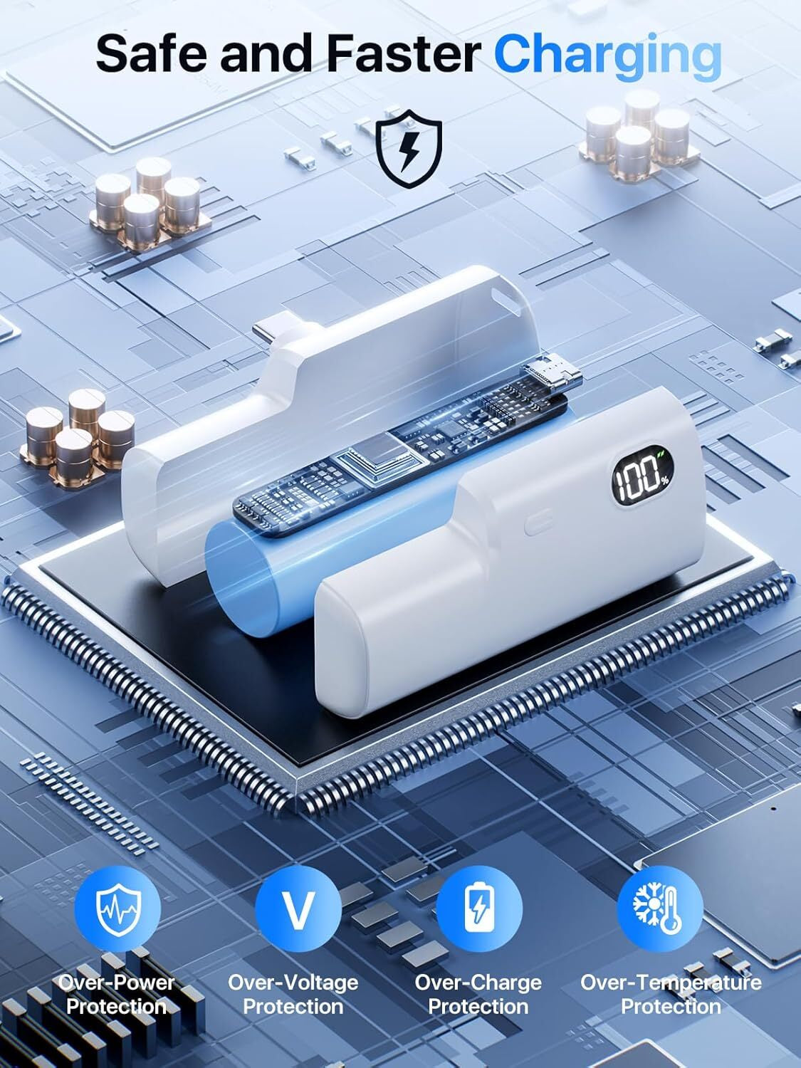 Battery Pack for Meta Quest 3/3S and 2, Accessories for Oculus Quest 2/3/3S,