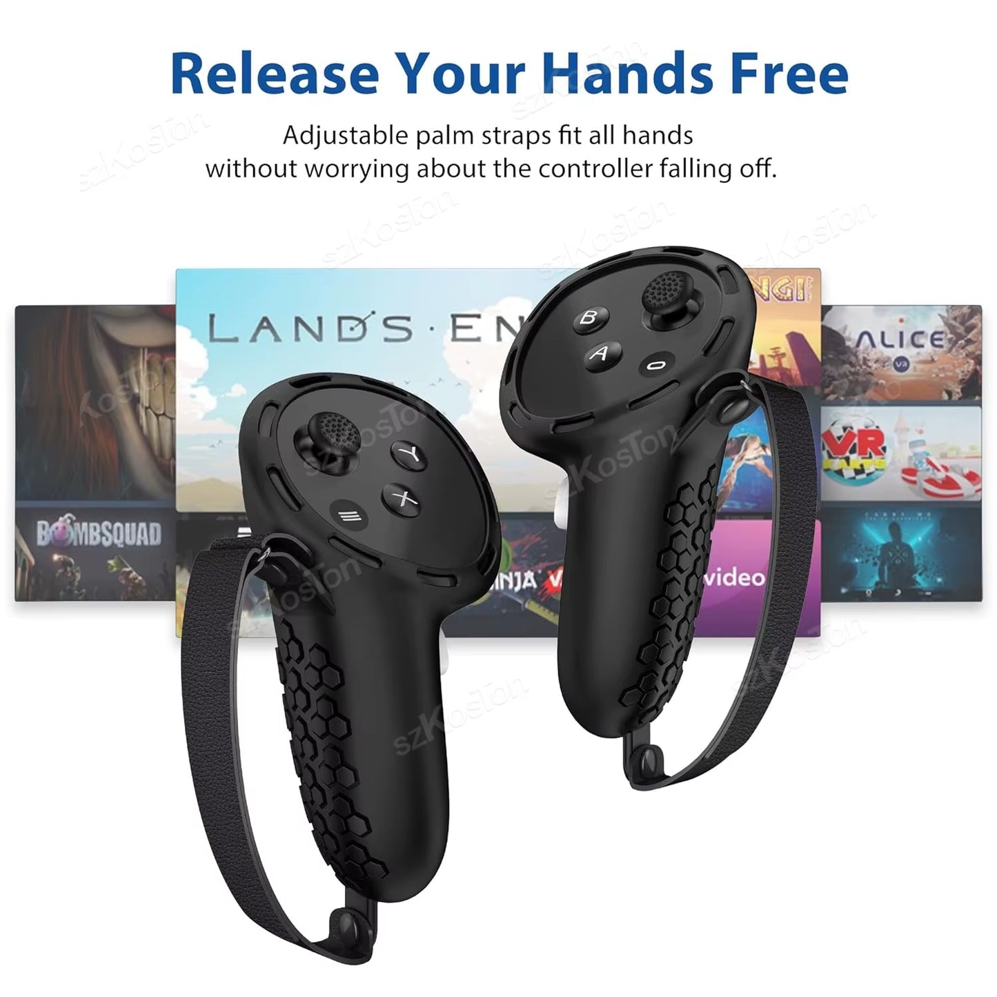 Protection Cover for Meta Quest 3 VR Touch Controller Anti-Fall Silicone Handle Grip Skin for Meta Oculus Quest 3 Accessories