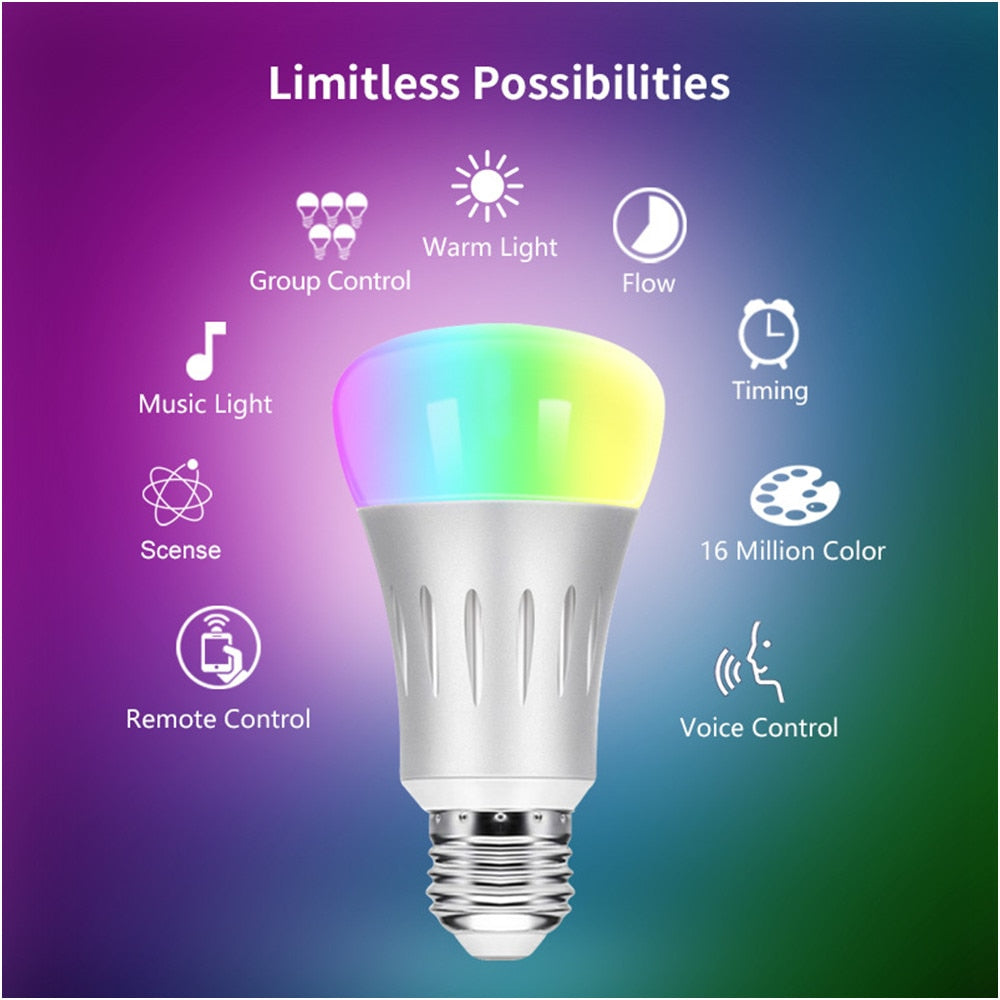 Voice Control Led Light Bulb