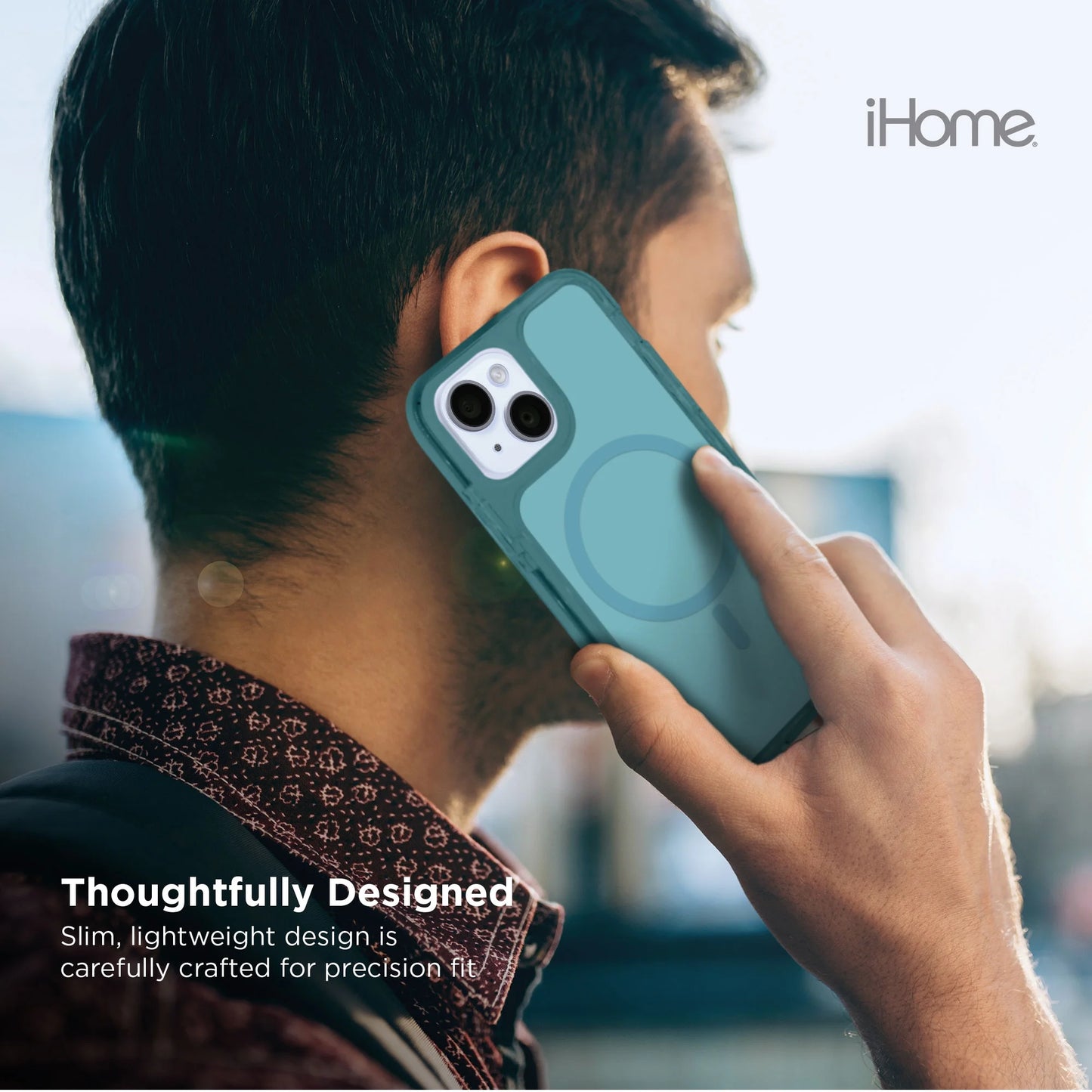 Magnetic Velo Phone Case for Iphone 16E/16/15, Dark Blue