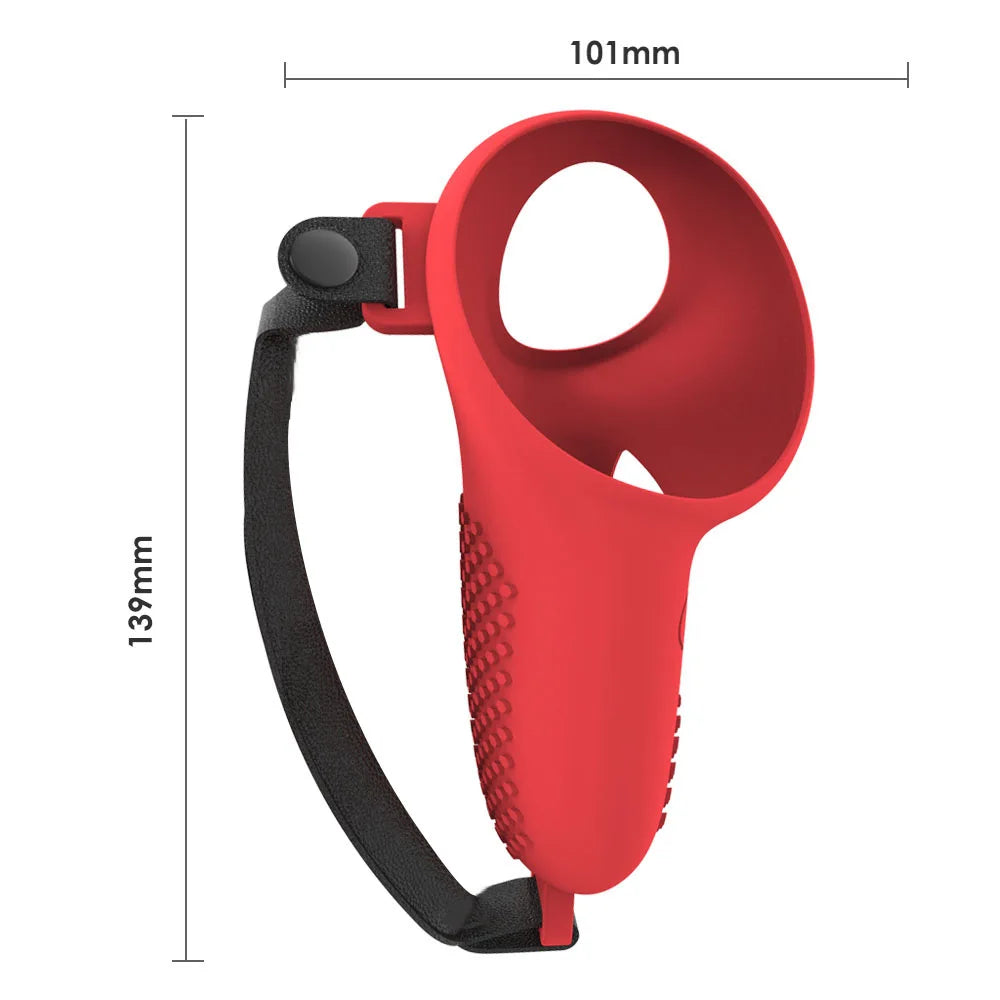 VR Controller Silicone Protective Cover Handle Grip Shell Full Protective for Meta Quest 3 VR Accessories