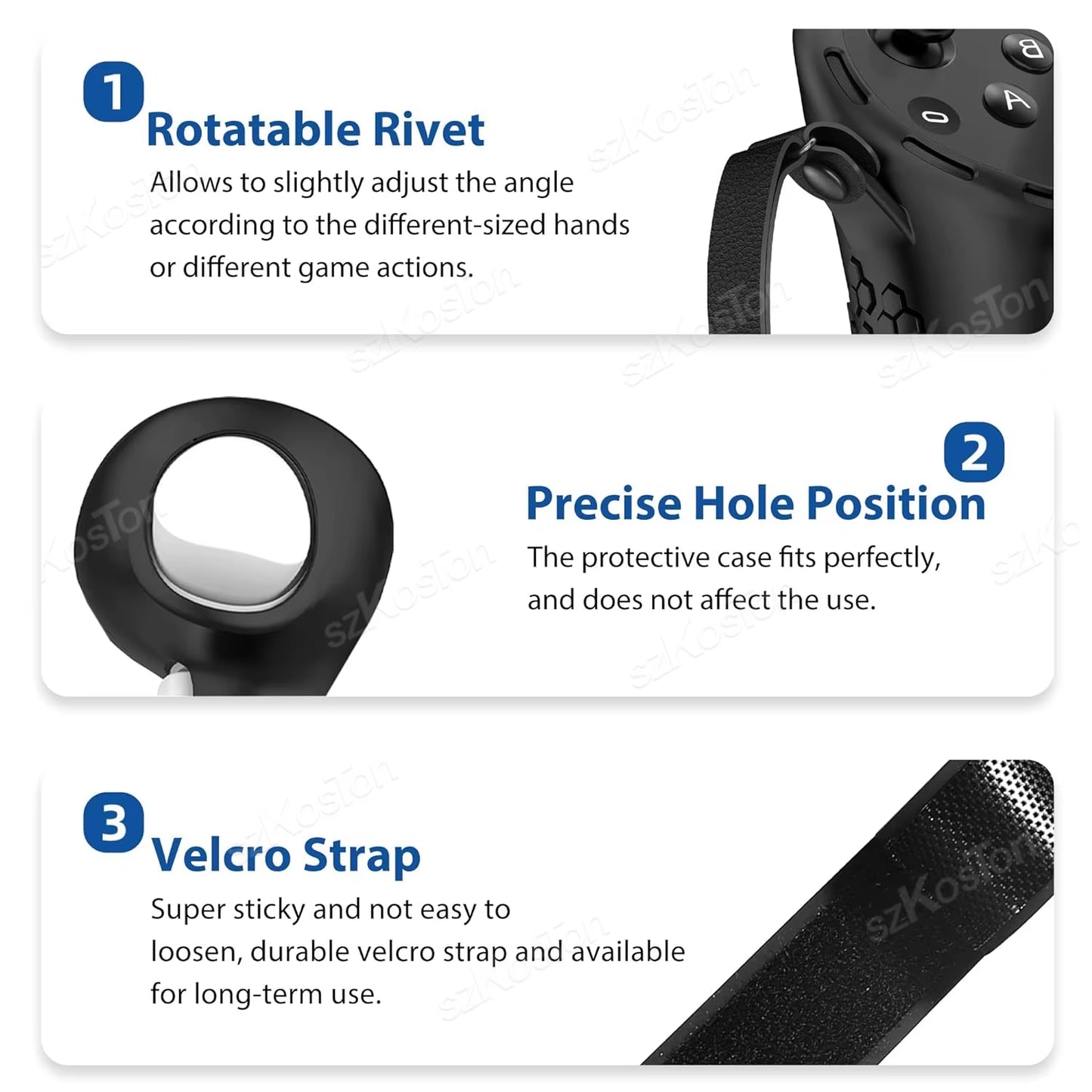 Protection Cover for Meta Quest 3 VR Touch Controller Anti-Fall Silicone Handle Grip Skin for Meta Oculus Quest 3 Accessories