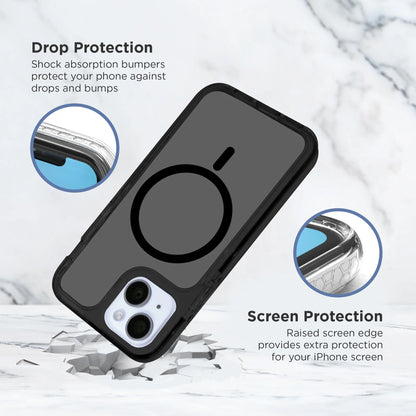 Magnetic Velo Phone Case for Iphone 16 Plus/15 Plus/14 Plus/14 Pro Max/13 Pro Max/12 Pro Max, Black