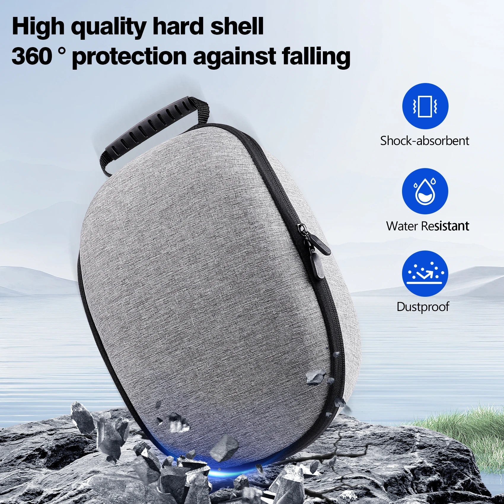 HUADAI Design Carrying Case Compatible with  3S/Quest 3/Quest 2