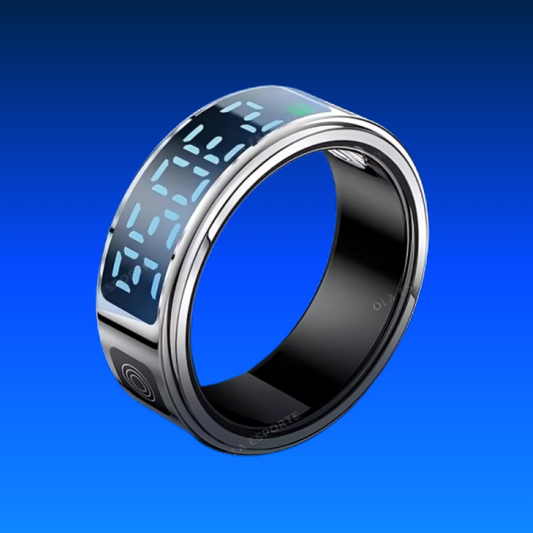 2025 Smart Ring for Xiaomi & Samsung Galaxy — Touch Display, Gesture Control, Health Monitor, Waterproof