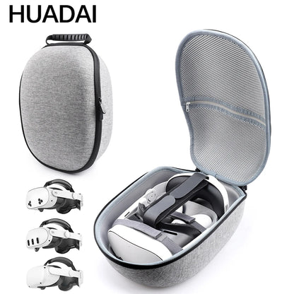 HUADAI Design Carrying Case Compatible with  3S/Quest 3/Quest 2