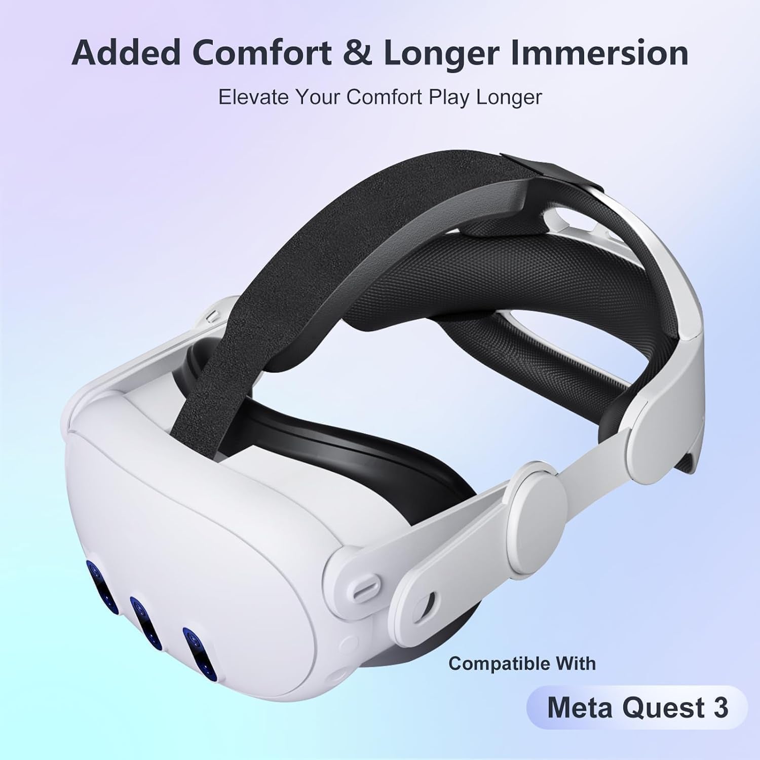 Head Strap for Meta Quest 3/Quest 3S-Comfortable Lightweight Adjustable Elite