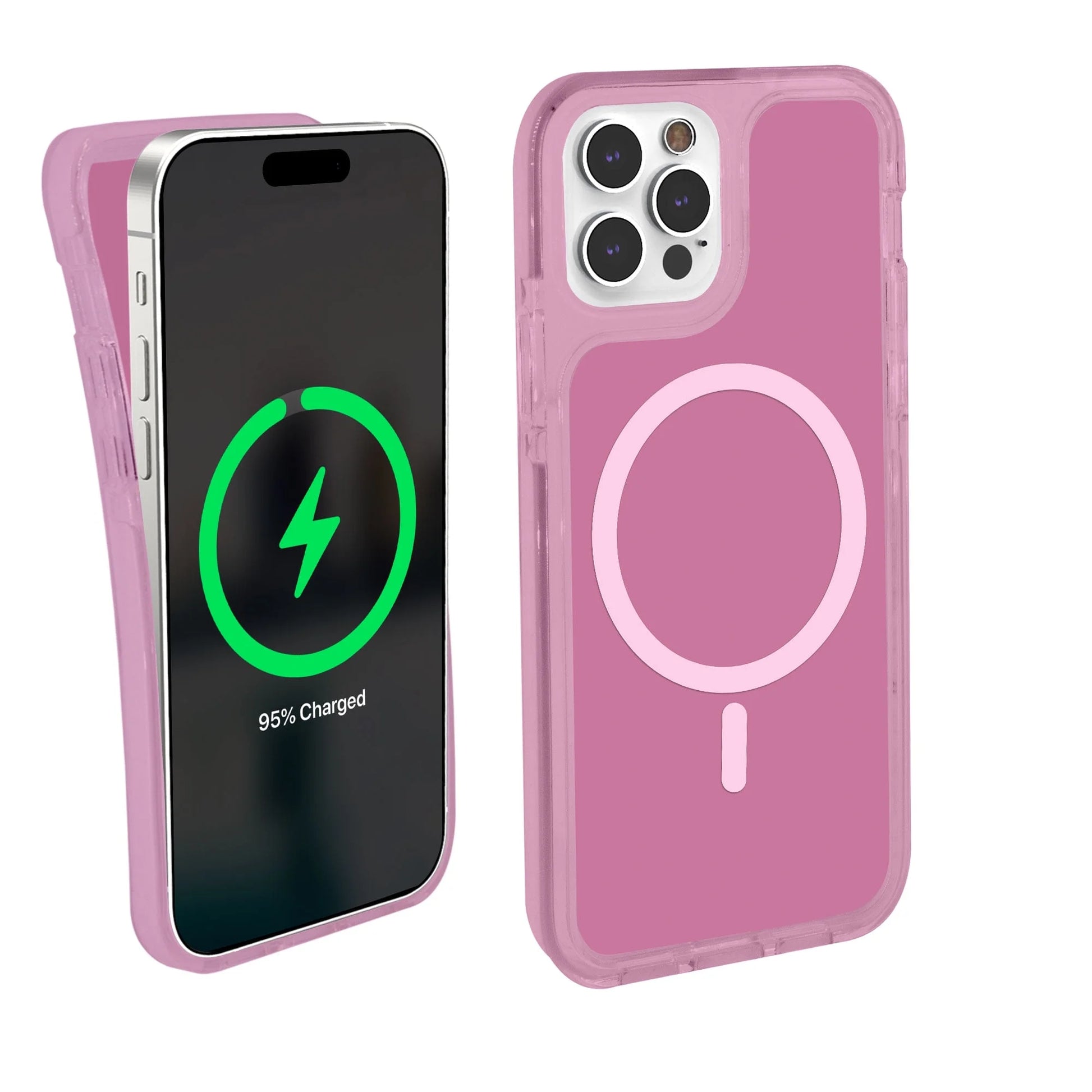 Velo Silicone Case for Iphone 15 Pro, Magsafe Compatible, 10Ft Drop Protection, Raised Camera Guard, Superior Grip