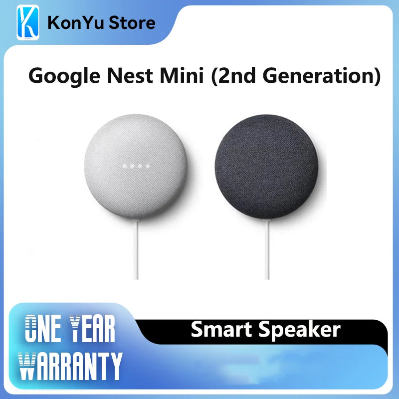 Google Nest Mini 2Nd Smart Speaker with Google Assistant(2Nd Generation)