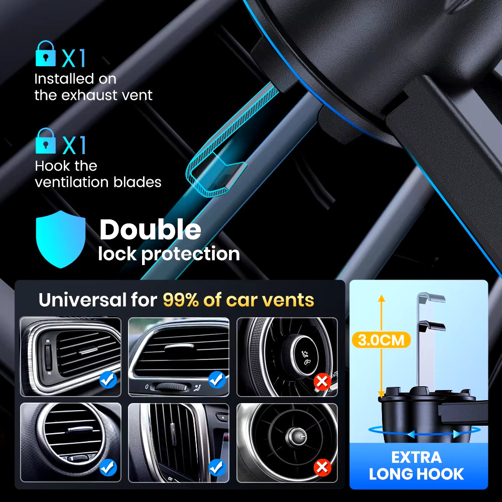 Universal Car Bracket Gravity Auto Phone Holder Car Air Vent Clip Mount Mobile Phone Holder Cell Phone Stand for All Phones