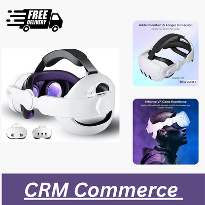 Head Strap for Meta Quest 3/Quest 3S-Comfortable Lightweight Adjustable Elite