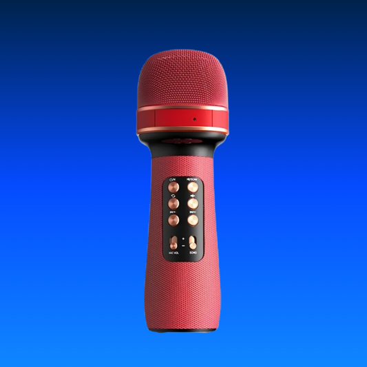 New Professional Wireless Bluetooth Karaoke Microphone — Portable Sing Mic with Voice Changing & Built-in Speaker