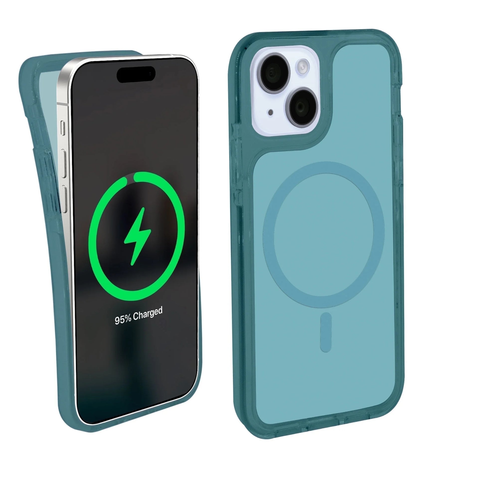 Magnetic Velo Phone Case for Iphone 16E/16/15, Dark Blue