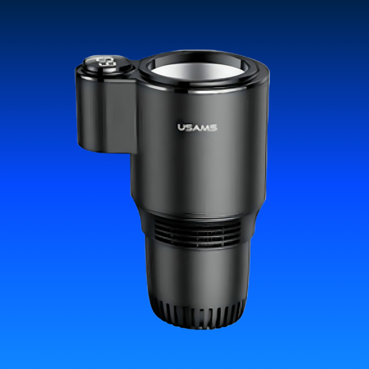 USAMS Digital Display Smart Car Heating & Cooling Cup – Keep Drinks Hot or Cold On-the-Go!
