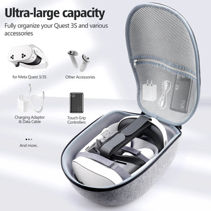 HUADAI Design Carrying Case Compatible with  3S/Quest 3/Quest 2