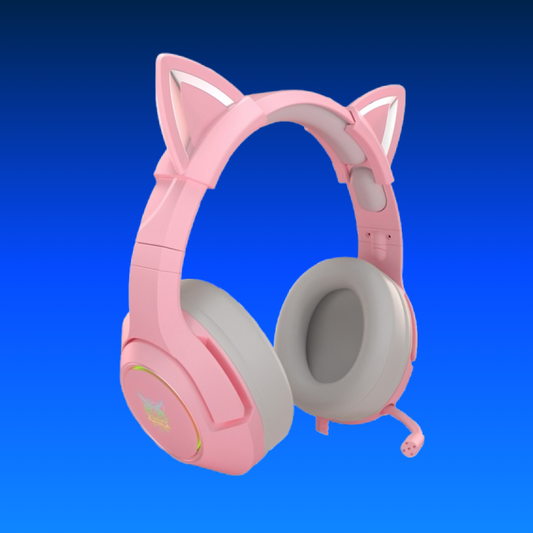 Head-Mounted Gaming Headset | Wired Computer Headphones | Cute Girls Design