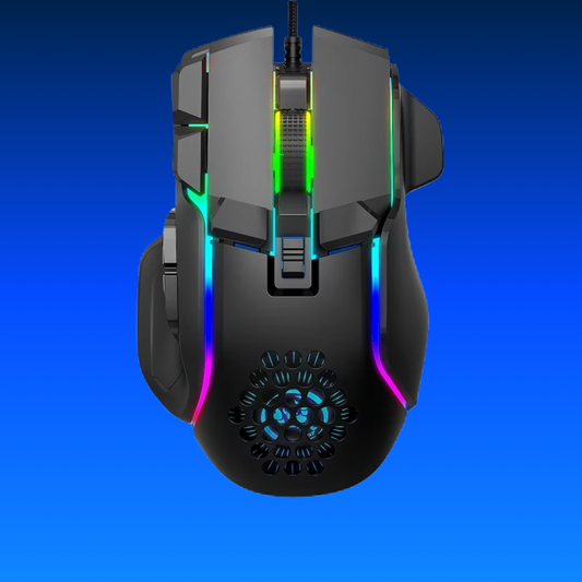 New USB Gaming Mouse Computer Mouse RGB Backlight Mause Gamer 10 Buttons Programming 7200Dpi Ergonomic Gaming Mouse for Computer