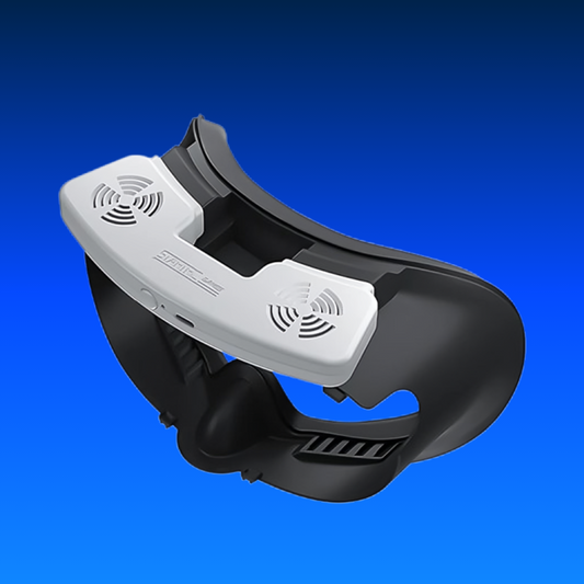 For  VR Headset Cooling Fan with Facial Interface Face Cover Defogging 3 Speeds Air Circulation Breathable Fan