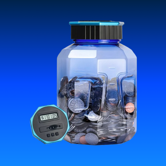 Xlarge Piggy Bank for Adults & Kids with Digital Coin Counting & LCD Display