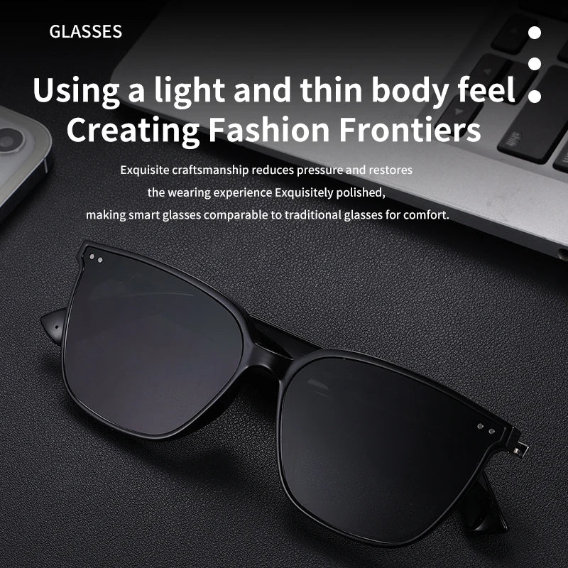 Smart Glasses with Speaker Bluetooth Call Music Anti-Blue Light Eyeglasses Eyewear Stereo Anti-Uv400 Ultraviolet Sunglasses