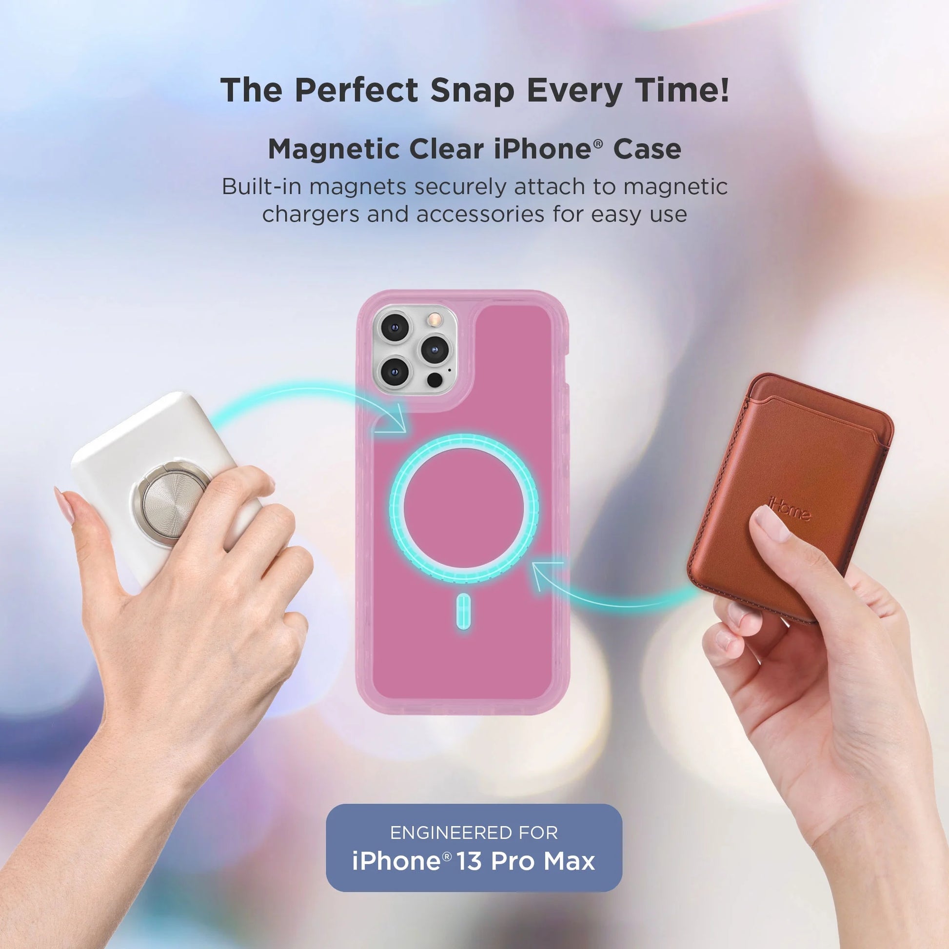 Velo Gloss Silicone Case for Iphone 12/13 Pro Max, Magsafe Compatible, Lightweight, Drop & Screen Protection