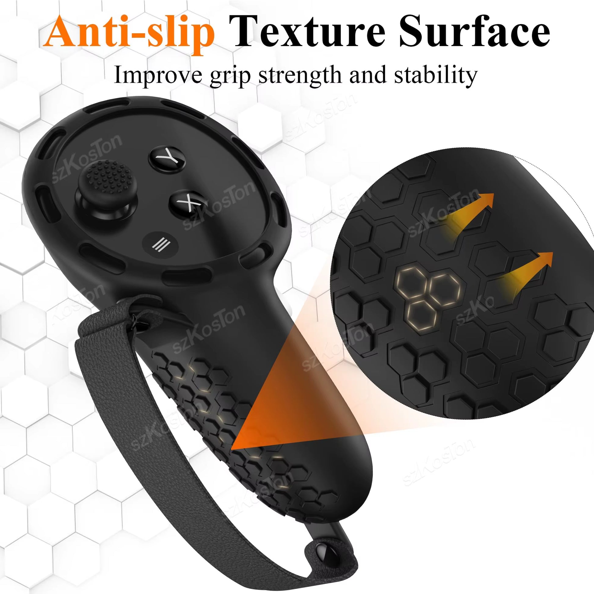 Protection Cover for Meta Quest 3 VR Touch Controller Anti-Fall Silicone Handle Grip Skin for Meta Oculus Quest 3 Accessories
