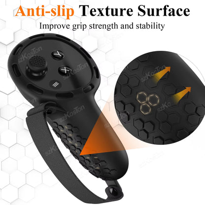 Protection Cover for Meta Quest 3 VR Touch Controller Anti-Fall Silicone Handle Grip Skin for Meta Oculus Quest 3 Accessories