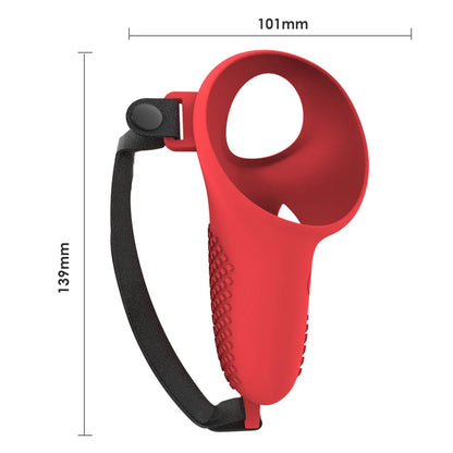 VR Controller Silicone Protective Cover Handle Grip Shell Full Protective for Meta Quest 3 VR Accessories
