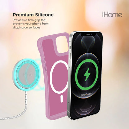 Velo Gloss Silicone Case for Iphone 12/13 Pro Max, Magsafe Compatible, Lightweight, Drop & Screen Protection