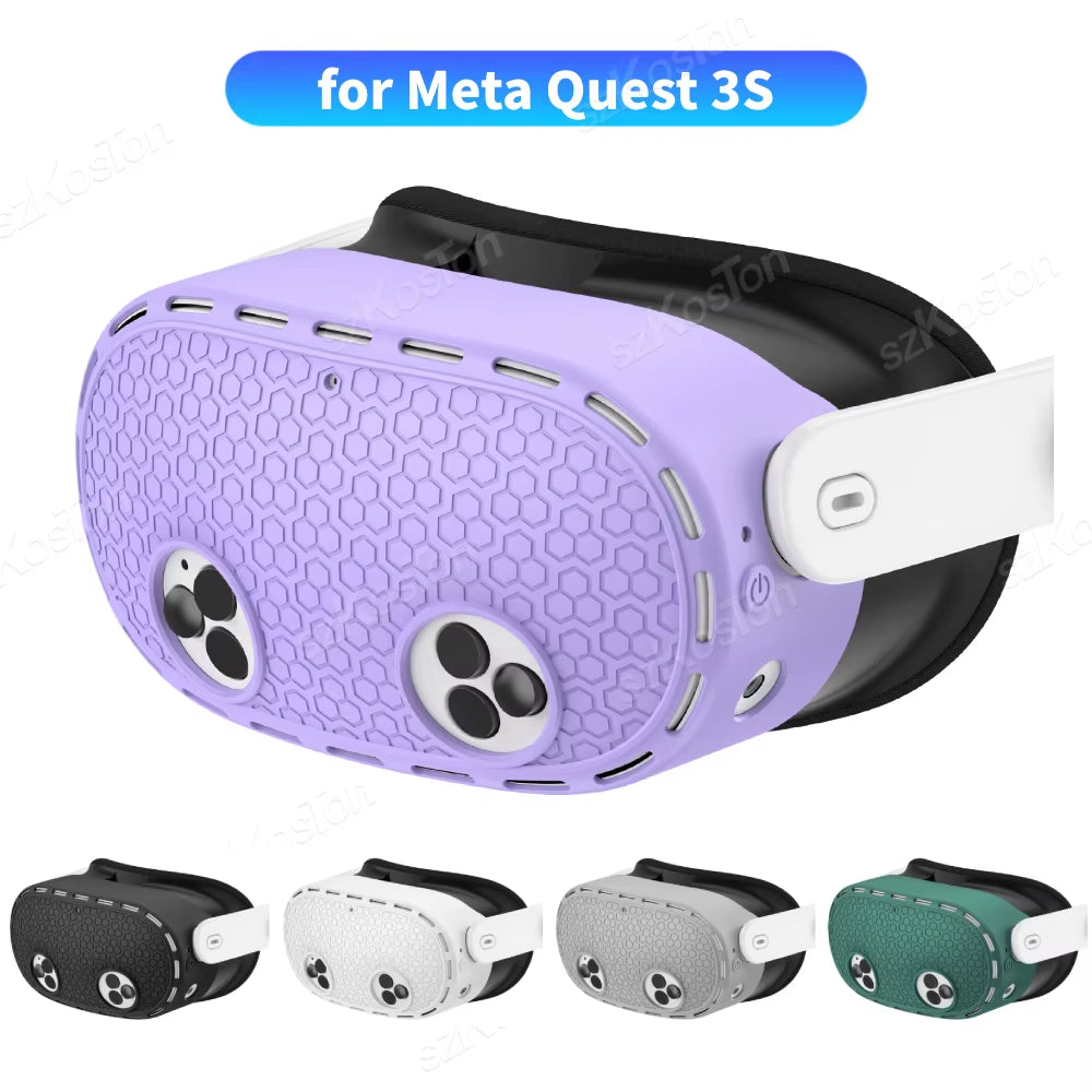 Silicone Protective Case  VR Headset Shell Skin Protector Cover  Accessories